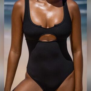 Berlook Black Cutout One-Piece Swimsuit 47
